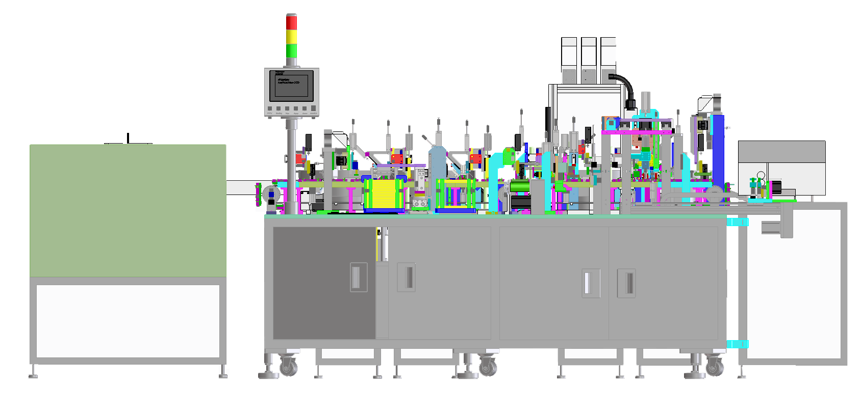 自動化組裝的工作流程的主要結(jié)構(gòu)，以及使用注意事項